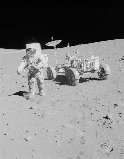 A E L L A Astronaut Dave Scott During His Third And Final Moonwalk Of