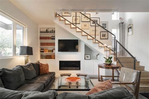 Cool 30 Amazing Living Room Staircase Ideas For Your Home Design