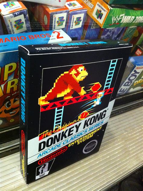 Nes Donkey Kong Arcade Classics Boxbox My Games Reproduction Game Boxes