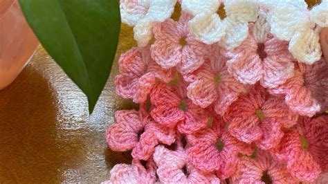 How To Crochet 3d Flowers Blanket With Baby Sizes Youtube