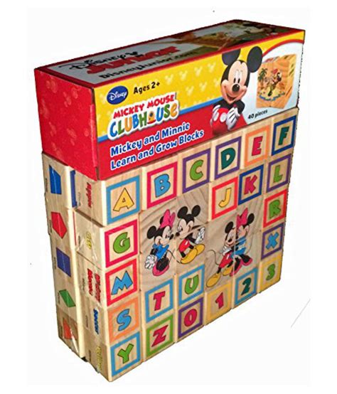 Mickey Mouse Clubhouse Mickey And Minnie Learn And Grow Blocks Buy