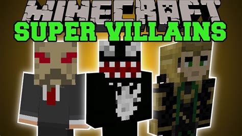 Minecraft Super Villains Play As Evil Villains With Epic Powers Mod