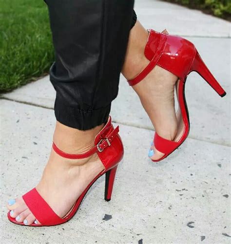 Pin By Wickedras On My Fashion Likes Women Shoes Heels Red Sandals