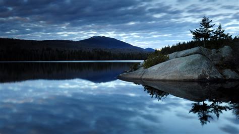 1920x1080 1920x1080 Forest Mountains Lake Reflection Clouds Sky