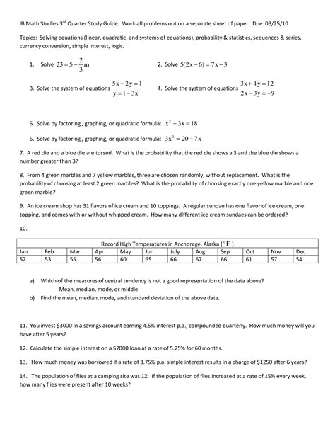 14 Best Images Of Ged Math Review Worksheets Printable Math