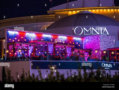 The Omnia Night Club In Ceasars Palace Hotel In Las Vegas Stock Photo