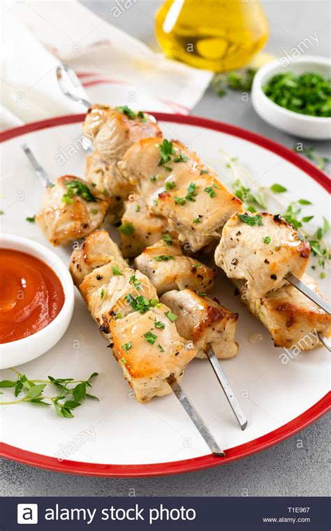 Chicken Shish Kebab Hi Res Stock Photography And Images Alamy