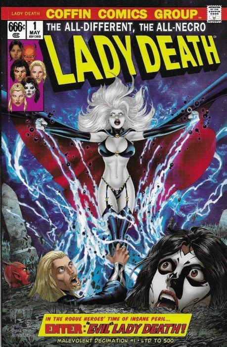 Lady Death Malevolent Decimation 1e Coffin Comics