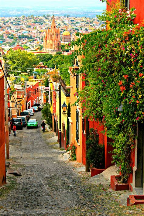 San Miguel De Allende Street View Mexico Travel Cool Places To Visit