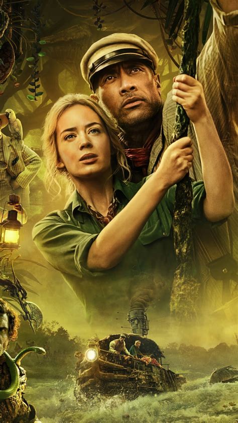 Jungle Cruise Movie Dwayne Johnson Emily Blunt Rare