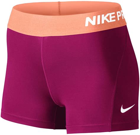 Nike Nike Womens 3 Pro Cool Compression Shorts Sport Fuchsia