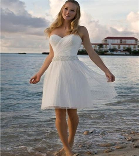 Short Beach Wedding Dresses 2015 Summer Wedding Gowns Chiffon Sweetheart Off The Shoulder White