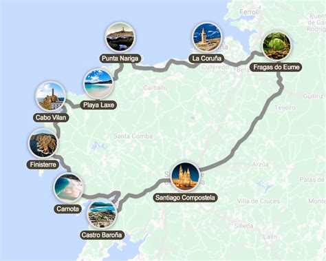 Colapso Gaseoso Etiqueta Galicia Mapa Turistico Terciopelo Inocencia