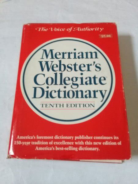 Jual Merriam Websters Collegiate Dictionary Tenth Edition Di Lapak
