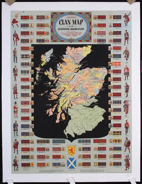 Map Of Scottish Clans