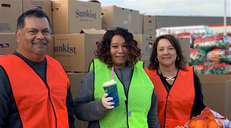 Mary's distributed nearly 2.5 million pounds of food by: DES Staff Volunteers at St. Mary's Food Bank to Distribute ...