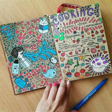 Как украсить личный дневник внутри для девочек 13 лет своими руками