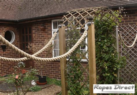 Garden Rope Fence Ideas How To Build One Today Ropes Direct