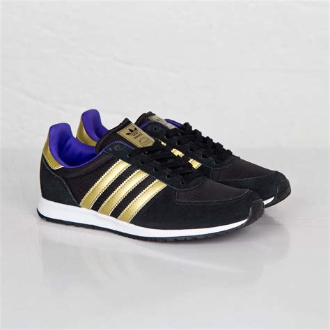 Adidas originals zx 750 trainers in black and gold mens suede shoes. Adidas Originals Adistar Racer Womens Black Gold Retro Classic Trainers Shoes | eBay