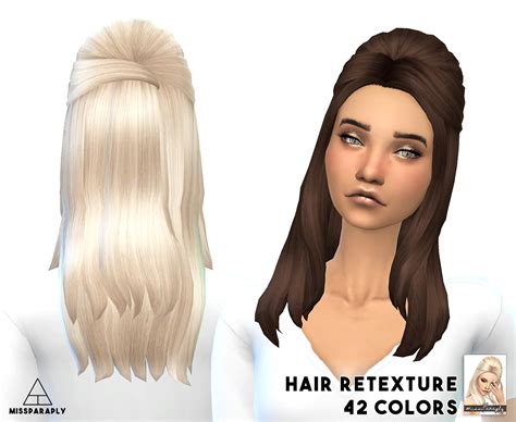 Moonflowersims Ts4 Hair Retextures Mixed Bag Of Clay Hairs