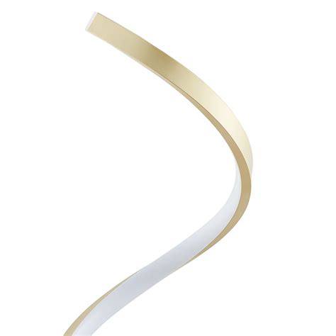 With some scrap wooden bars or pallets you could make your own floor lamp at very low cost. Modern Spiral Floor Lamp // LED Strip (Silver) - Finesse ...