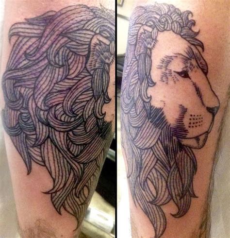 Lion Tattooed By Jillian Karosa At Damask Tattoo In Seattle Wa Lion