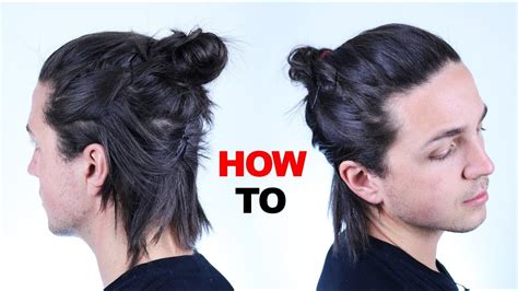 how to make man bun hairstyle hairstyle guides