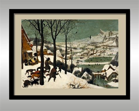 Pieter Bruegel Hunters In The Snow Clashing Pride