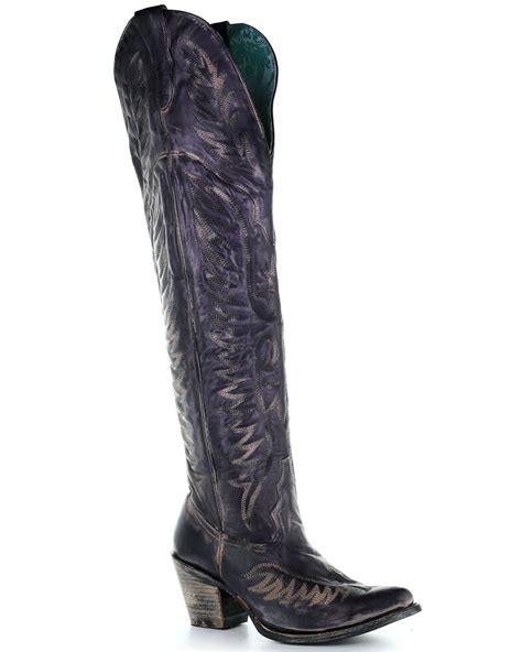 4.5 out of 5 stars 2,522. Corral Women's Black Embroidery Tall Western Boots - Snip ...