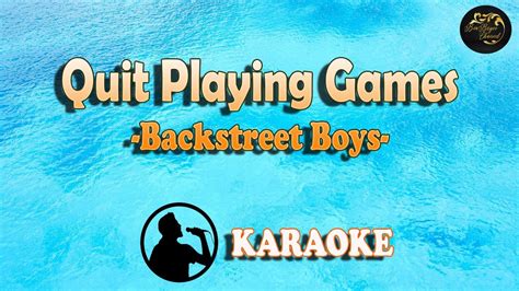 Quit Playing Games With My Heart Karaoke Song With Lyrics Backstreet