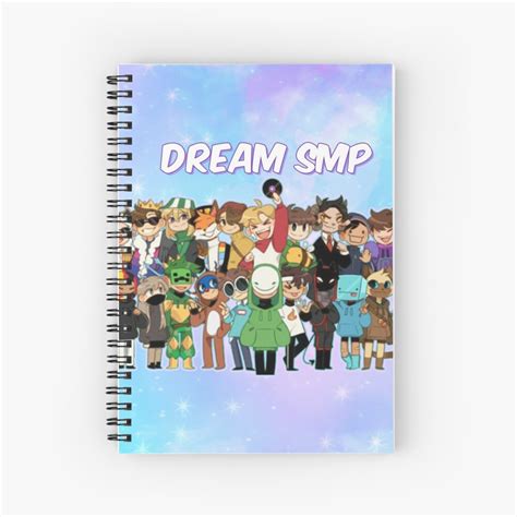 Dream Smp Spiral Notebook For Sale By Art Master1 Redbubble