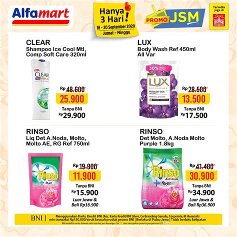 Katalog promo alfamart weekday ini memang sudah menjadi salah satu incaran ibu ibu muda untuk bisa mendapatkan belanjaan dengan harga hemat. Katalog Promo Harga Murah Alfamart Terbaru 18-20 September ...