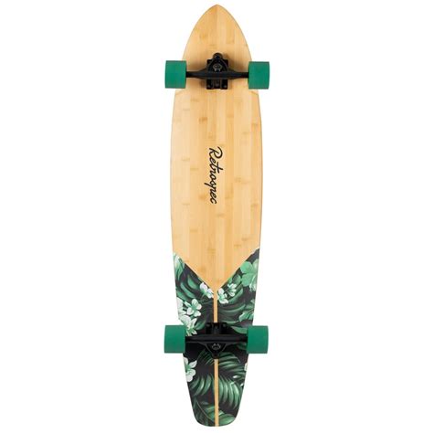 Retrospec Zed Bamboo Longboard Skateboard Complete Cruiser Walmart