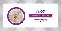 Name Nico: Bedeutung, Herkunft, Beliebtheit & Namenstag
