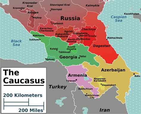 Caucasus Ethnicity Maps