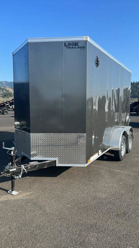 2023 Look Trailers Element Cargo 6x12 Tandem Axle V Nose Cargo