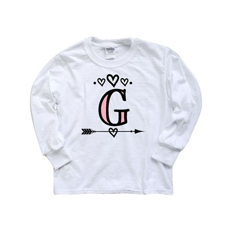 Inktastic Letter G Monogram Tribal Arrow Child Long Sleeve T Shirt