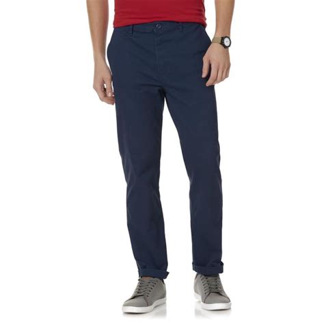 Basic Editions Mens Stretch Twill Pants