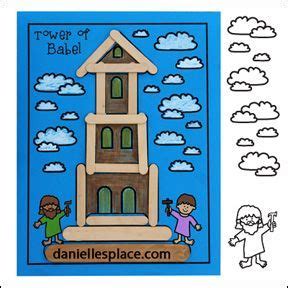 Ask the kids how much they remember about the bible story of noah. Tower of Babel Crafts Stick Activity Sheet from www ...