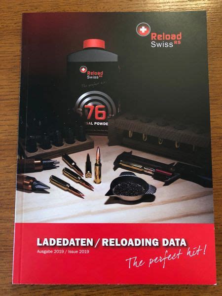 Reload Swiss Reloading Data Book 139 Pages Firing Solutions
