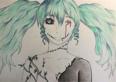 Trying To Draw Something Scary Anime Amino