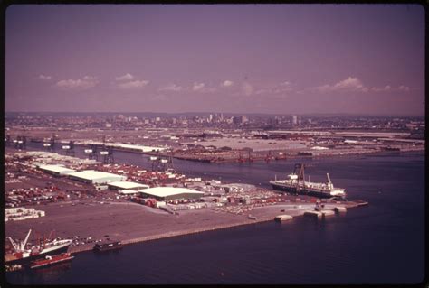 Port Of Newark New Jersey In 1974 Image Free Stock Photo Public