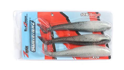 Zman Soft Lure Swimmerz 6 Inch 3pack Bad Shad 4868