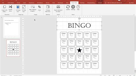 Powerpoint Bingo Card Template Printable Cards