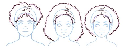 How To Draw Natural Curly Hair