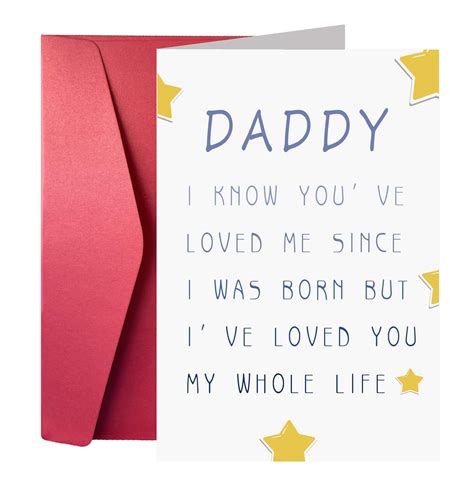 Buy Birthday Card For Daddy Hers Day Card Cute Birthday Card For Dad