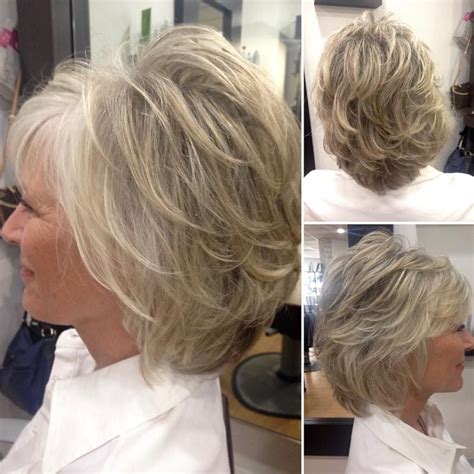 Older Womens Short Layered Hairstyle Short Hair With Layers Layered