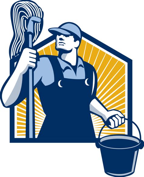 Janitor Clipart Clean Up Crew Janitor Art Png Download Full Size