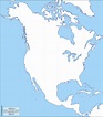 North America free map, free blank map, free outline map, free base map ...