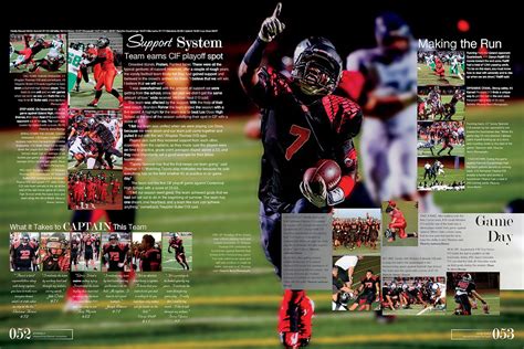 yearbook spread template